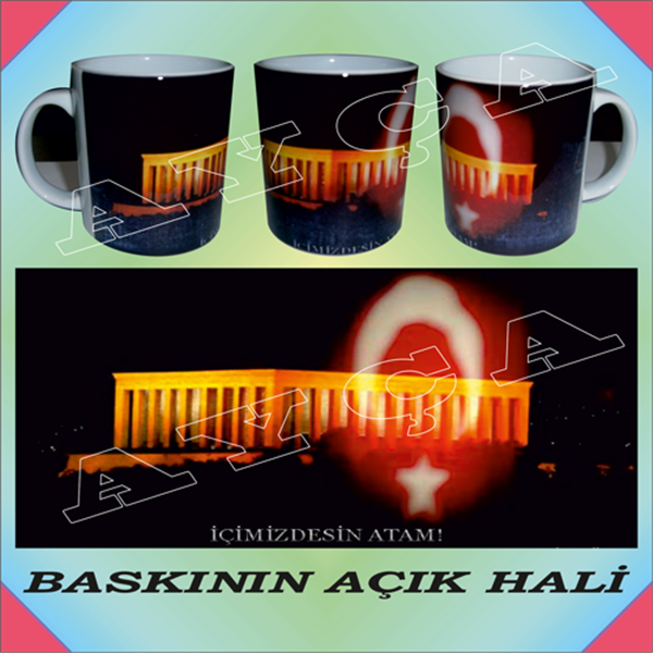 ATATÜRK BASKILI KUPA BARDAK