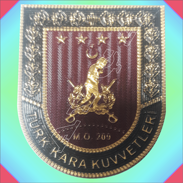 KARA KUVVETLERİ ÖZEL PLASTİK BASKI KABARTMA CÜZDAN ROZETİ CÜZDANSIZ