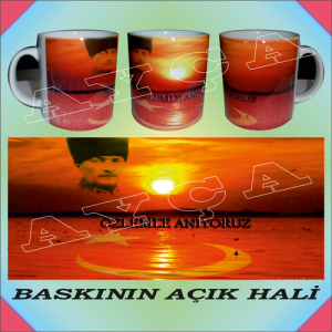 ATATÜRK BASKILI KUPA BARDAK