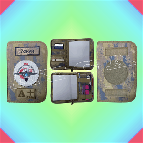 HAVA KUVVETLERİ KAMUFLAJ AJANDA DEFTER KABI KAMUFLAJ ORGANİZER KALEMLİK